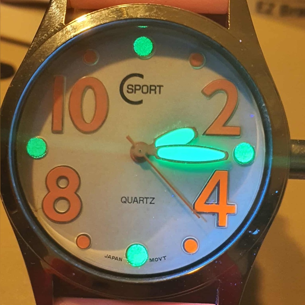 🦋10/$20🦋 C Sport Silver /Pink Silicone Women's Watch